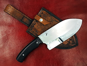 JN Coltello da Cucina-Chef fatto a mano CCW5b
